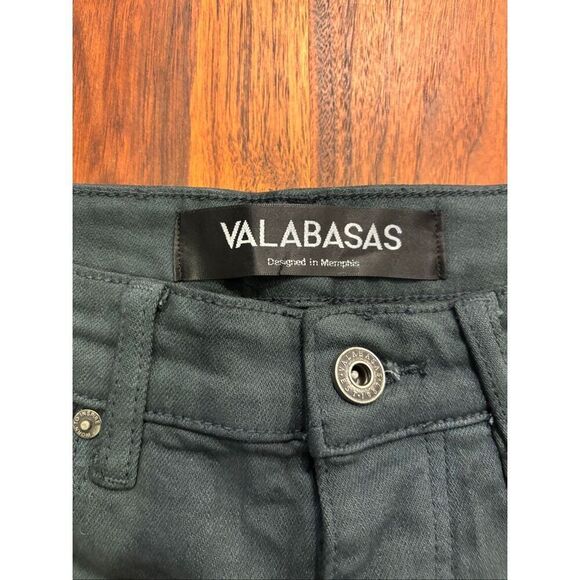 Valabasas Men's Dark Blue Mid Rise Distressed Skinny Jeans Size 32 - Picture 6 of 8